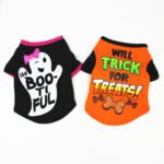 Dog clothes spring and summer clothes cartoon print T-shirt Teddy Bichon pet costume wholesale pet Halloween clothes - Image 10
