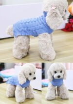 Cashmere Twisted Rope Pet Sweater, Dog Clothes, Pet Products - Image 6