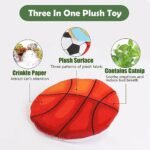 Catnip Toys For Indoor Cats Adult And Kitten Interactive Cat Flying Disc Toy Cat Plush Rubbing Toys With Cat Nips And Mylar Crinkle Sound Cat Chew Toy And Kitten Teething Toy - Image 4