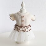 Petstyle XINGX Vintage Flounced Sleeve Skirt Cat Costume Pet Clothes Dog Clothes - Image 6