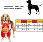 Pet Costumes Dog Basketball Player Costume Halloween Costumes For Dogs Funny Dress Up Sports Outfit Cosplay Clothes For Small Dog Costume - Image 2