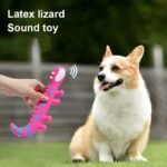 Dog Chew Toy Latex Lizard Squeaky Pet Toys For Small Medium Dogs Interactive Funny Dog Sounding Training Toy Pet Supplies - Image 5