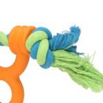 Dog Rubber Ring Rope Toy Safe Portable Dog Chew Teething Toy For Training Teeth Cleaning Gum Massage - Image 3