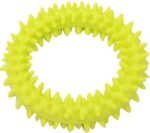 Dog Chew Toy TPR Spiky Circle Ring Dog Bite-Training Chew Molar Toy Cleaning Tooth Pet Supply - Image 3