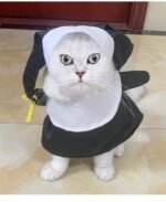 Pet Halloween Pet Costume Cat Dog Clothes Nun Dress Up Holiday Atmosphere - Image 5
