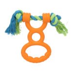 Dog Rubber Ring Rope Toy Safe Portable Dog Chew Teething Toy For Training Teeth Cleaning Gum Massage - Image 2