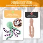 Pet Plush Toy Cat Dog Voice Octopus Shell Puzzle Toy Bite Resistant Interactive Pet Dog Teeth Cleaning Chew Toy Pet Supplies - Image 3