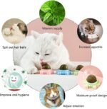 Catnip Wall Ball Piece Cat Toys Edible Cat Licking Toy Cat Chew Toy Teeth Cleaning Cat Bite Toy  Rotatable Indoor Cat Toy Cat Wall Decoration - Image 5