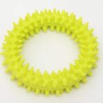 Dog Chew Toy TPR Spiky Circle Ring Dog Bite-Training Chew Molar Toy Cleaning Tooth Pet Supply - Image 4