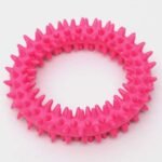 Dog Chew Toy TPR Spiky Circle Ring Dog Bite-Training Chew Molar Toy Cleaning Tooth Pet Supply - Image 9